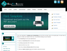 Tablet Screenshot of cheapfontgenerator.com